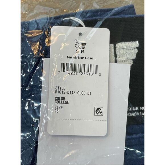 Sandrine Rose By Free People Women's College Blue Jeans Size 25 NWT - Luxury 🌟 - Picture 11 of 14